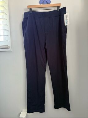 Dude Robe Large/XL NEW Navy Pants Relaxed Comfy Lounge Drawstring